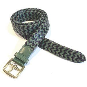 Coach Braided Leather Belt